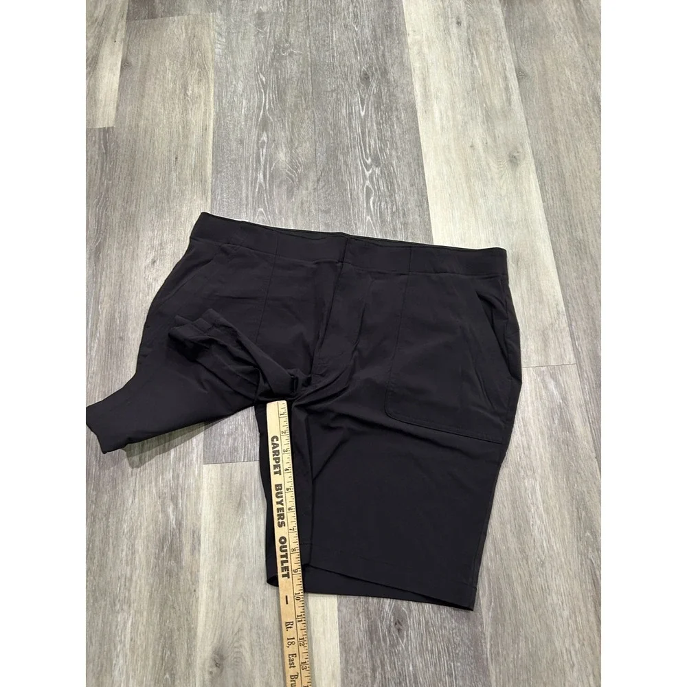 Eddie Bauer Horizon Bermuda Shorts‎ Womens Size 20W High Rise Hiking Nylon Chino